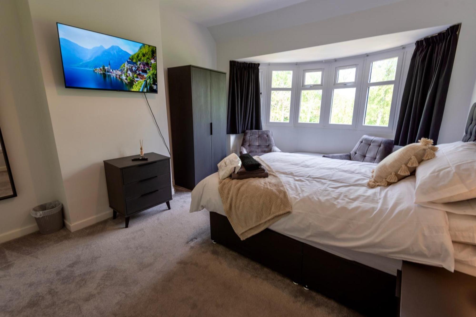 Double Room In Refurbished 5 Bed Home With Wifi And Tv BW Room 4 Solihull Buitenkant foto